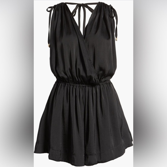 Bea Sleeveless Romper in Brown Free People Size XS - Picture 2 of 11